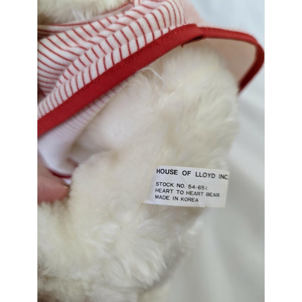 House of Lloyd Heart to Heart Bear Plush 13 In WORKS Christmas Around the World - Picture 8 of 10